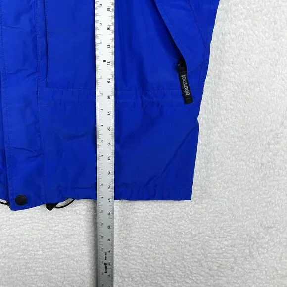 Marmot Jacket Mens Medium Blue Gore-Tex Pro Shell Full Zip Mesh Lined Outdoors‎